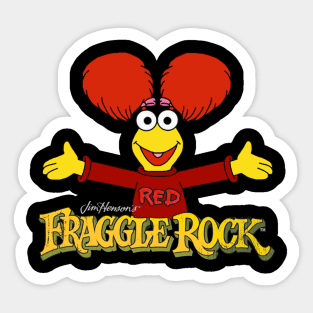 Red Fraggle Rock Sticker